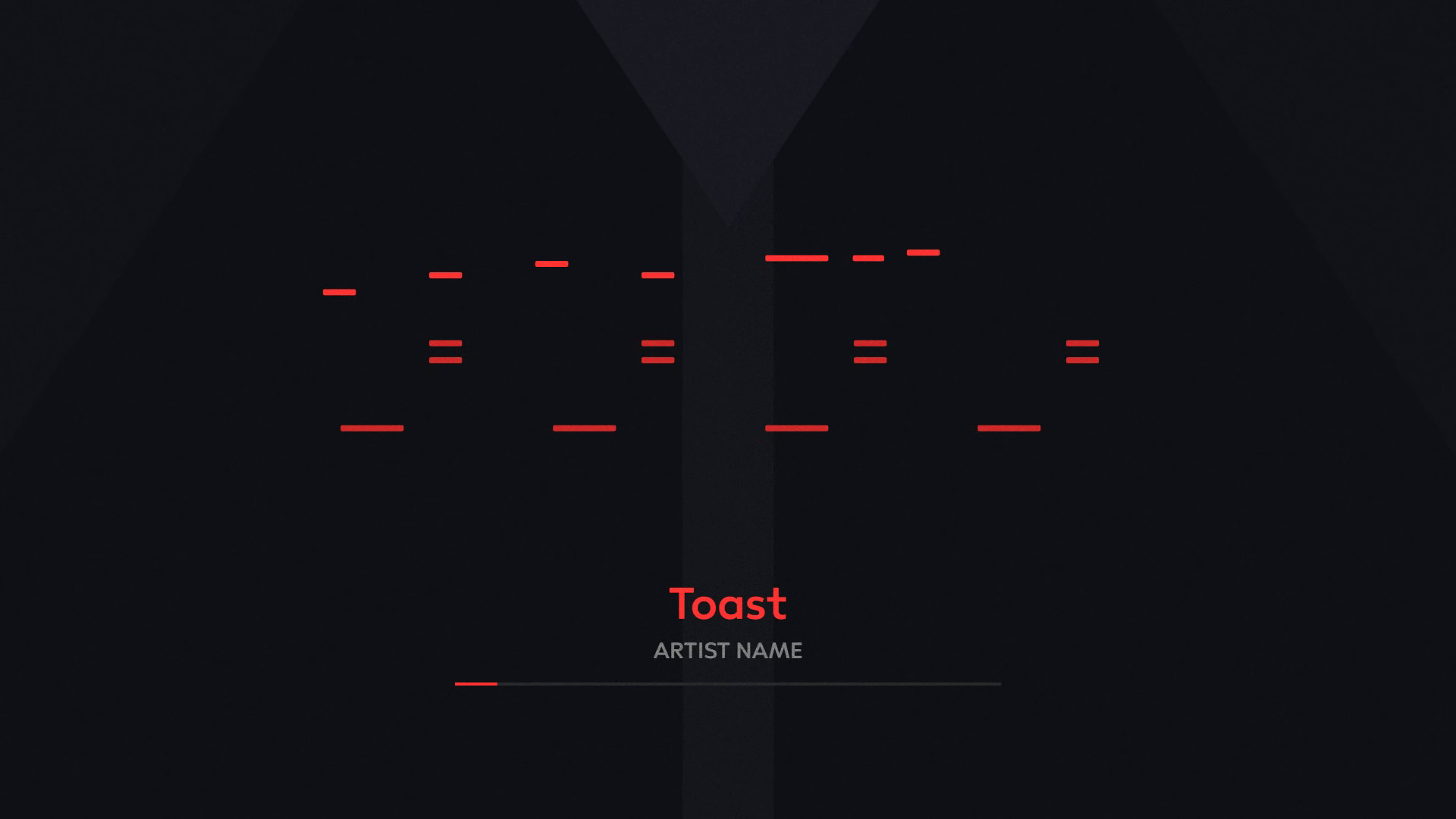 Landscape MIDI visualization