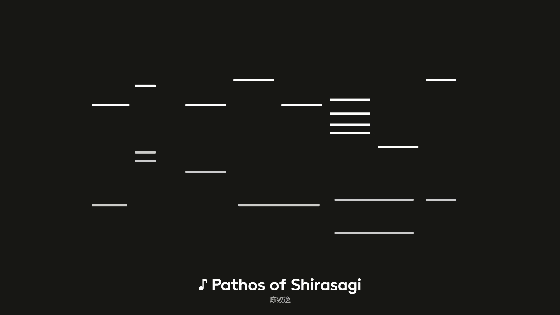 Landscape MIDI visualization