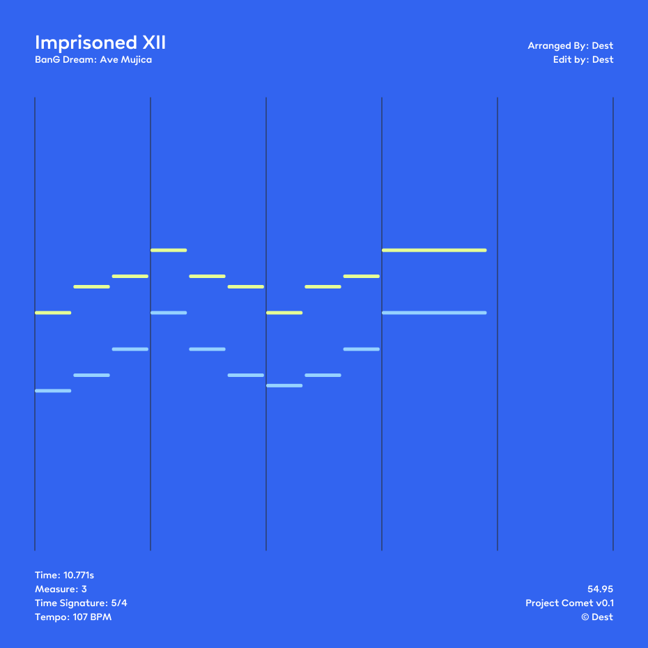 Futuristic Comet MIDI illustration